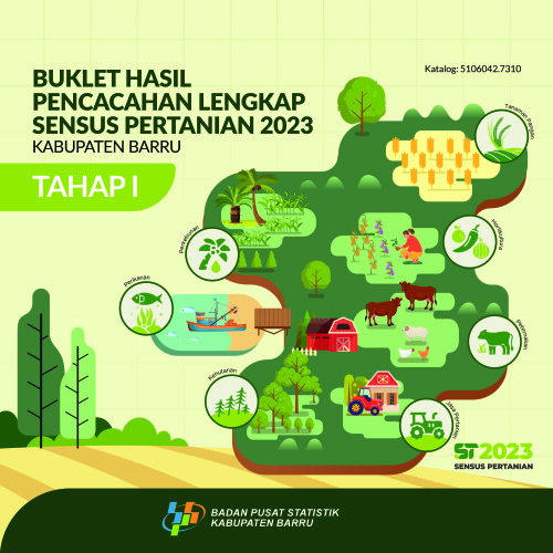 Buklet Hasil Pencacahan Lengkap Sensus Pertanian 2023 - Tahap I Kabupaten Barru
